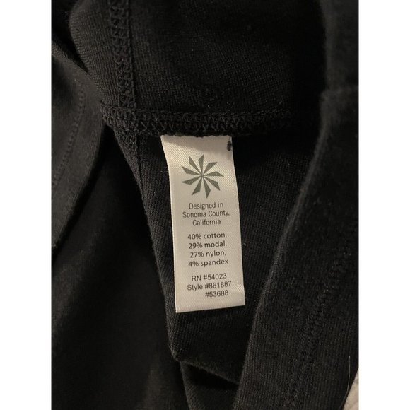 ATHLETA $64 Strata Black A Line Zippered Pocket Ponte Skirt Stretch Size XS - Picture 6 of 8